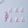 Acessórios de Unhas Cartoon Estilo Japonês Coelho Strass de Resina Decorações de Unhas Usáveis Capa de Celular Material de Cola Cremosa Acessórios DIY