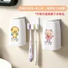 Set de vaso para enjuague bucal magnético de pared, boca hacia abajo, para una familia de cuatro, portacepillos de dientes, vaso para cepillos de dientes, PP de grado alimenticio