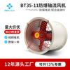 Planta industrial Hongke ventilador extractor fuerte ventilador extractor ventilador BT35-11 ventilador axial a prueba de explosiones