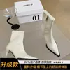 Botines cortos de punta estilo francés para mujer, zapatos de tacón alto, nuevos botines finos de tacón para otoño e invierno, Botas Martin, botas nuevas ajustadas de color marrón vintage