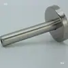 Pés de suporte para grampo de vidro, suporte fixo, acessórios de hardware para grampo de tela, clipes de aço inoxidável, fixadores sem furo para painéis de divisão