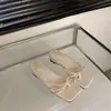 Chanclas Chuyuji de estilo francés con punta cuadrada y tiras finas para mujer, nuevas de verano 2026, chanclas de playa para exteriores con tacón grueso