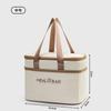 Bolsa aislante para lonchera, bolso de mano para almuerzo con arroz, papel de aluminio grueso, impermeable, para lonchera, para trabajadores de oficina, estudiantes de primaria