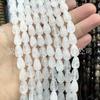 Gotas de água de pedra natural contas soltas Ágata de cristal furo reto gotículas de água lisa diy hairpin acessórios para cabelo produtos semi-acabados atacado