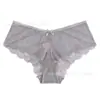 Comércio Exterior Europeu e Americano Tamanho Grande Renda Cintura Média Puro Desejo Sexy Respirável Vazado Levanta Bumbum Algodão na Virilha Lingerie Feminina Fio Dental Sexy