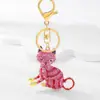 Pingente Criativo e Fashion de Chaveiro de Carro Novo, Gato da Sorte Sentado Pingente de Chaveiro Acessório para Bolsa Atacado