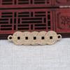 Yiwu raio dourado cor cobre banhado a ouro DIY Shunzhi Tongbao moeda de cinco imperadores furo duplo grampo de cabelo acessórios de cabelo grampo de cabelo adorno de cabeça B2947
