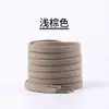 Direto da fábrica 6MM cadarços elásticos de spandex cinto elástico duplo cadarço sem laço corda de cadarço cor um par