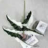 Nuevo producto transfronterizo: planta verde artificial, planta de taro grande, decoración de escritorio y sala de estar para el hogar, decoración de pasillo de boda, planta en maceta