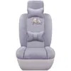 Almofada de assento de carro inverno veludo curto desenho animado almofada de carro feminina fofa almofada de assento de pelúcia almofada de lã almofada de assento de carro de veludo com partículas de urso