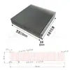 Dissipador de Calor de Perfil de Alumínio Largura 120-180MM Alta Potência Condutividade Térmica Resfriamento Placa de Alumínio Aletas Dissipador de Calor para Amplificador de Potência Eletrônico