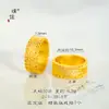 Conjunto de Joias Étnicas Banhado a Ouro de Xinjiang, Tecelagem Filigrana, Anel e Pulseira Simbolizando Riqueza para Mulheres, Novo Estilo Chinês