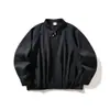Ropa Vintage Yidao Otoño 2026 Nuevo Estilo Japonés Sencillo Cuello Solapa Cremallera Chaqueta para Hombre Corte Holgado Abrigo Casual