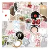 50 Piezas de Pegatinas Estilo Ins, Vasos de Agua, Maletas, Decoración Impermeable, Decoración para Cuaderno, Pegatinas Creativas de Papelería, Disponibles para Venta al por Mayor