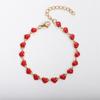 Pulseira de Amor Ouro 18k Jin Yiyuan Aço Inoxidável Galvanizado Cor de Gota de Óleo Moda Nicho Novo Outlet de Fábrica
