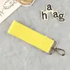 Llavero de Color Macarrón Hecho a Mano Coreano DIY Estilo Ins Colgante para Mochila Escolar Cinta de Lona Etiqueta de Nombre Etiqueta Caliente