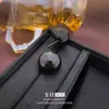 Pendientes de botón esmaltados Vintage Maillard con goteo de aceite, Pendientes geométricos minimalistas de nicho, Accesorios para orejas de diseño de moda de lujo ligero