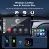 Caja de IA Transfronteriza Caja Inalámbrica CarPlay Caja de Interconexión para Coche Android 12 Certificación Transfronteriza
