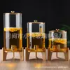 Jarra de Agua Fría de Gran Capacidad para Uso Doméstico, Recipiente de Vidrio Resistente a Altas Temperaturas para Jugos, Recipiente para Bebidas de Té con Frutas, Jarra de Vino