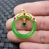 Borda de Jade Pedra Fivela Verde pingente de jade anel de jade quartzo pingente de jade pingente de colar de jade pingente de jade pingente de jade