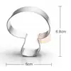 Molde para Galletas de Acero Inoxidable Forma de Dibujo Animado de Hongo Molde Volteable Herramienta para Molde de Galletas de Azúcar