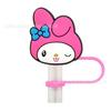 Capa de Canudo Cartoon Melody para Copo Stanley de 40oz, Capa de Canudo à Prova de Poeira, Capa de Poeira Decorativa de Silicone Hello Kitty