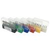 Materiales dentales transfronterizos Taladro dental móvil de alta velocidad para pulido Aguja de esmeril Negra Verde Azul Roja Amarilla