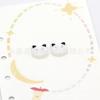 Botón de Animal de Dos Ojos con Forma de Cabeza de Gato Pequeña de 11.5 mm, Fondo Blanco Perlado, Resina, Puntos de Aceite, Botón Decorativo para Camisa, Venta al por Mayor