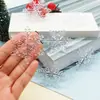 Decoración de Atmósfera Navideña Escena de Copo de Nieve Acrílico Arreglo Adornos Colgantes Decoraciones para Escaparates Paquete de Materiales para Decoración de Copo de Nieve