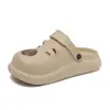 Novedad de Verano Estilo Capibara Zuecos Chanclas de Eva para Mujer, Uso en Exteriores, Sensación Cómoda, Sandalias Casuales Antideslizantes para el Hogar para Mujer