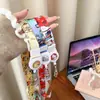 Cartoon Card Holder Estudante Easy Pull Buckle Bus Card Holder Multifuncional Subway Card Holder Telescópico Lanyard Keychain Rice Card Holder