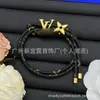 [Novidades Contínuas] Pulseira Cruzada Nova de Alta Qualidade Réplica Lv Letra V com Etiquetas, Artesanato de Ponta Atacado
