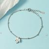 Pulseira Folha de Bordo Feminina Estilo Coreano Simples Estilo Mori Estudante Moderna Design de Nicho Folha Verão Joia de Mão para Namoradas Presente