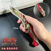 Novo modelo de faca de garra Eulogy Nepal, dobrável e com mola, brinquedo de metal temático Delta Force para jogos, sem fio de corte.