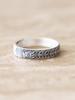 Anillo de Plata de Ley S999 Mariposa de Seda para Pie de Mujer Apertura Vacía Pura Ajustable Retro Pintado Sentido de Alta Gama Personalidad Anillo Ancho