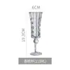 Nicho Copa de Champán en Relieve Estilo Francés Copa Vintage de Alto Valor para el Hogar Copa de Vino Tinto para Mujer Vaso de Agua
