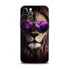 Para iPhone16 León Tigre Gato Animal Perro Funda para Teléfono Perro Funda para Teléfono