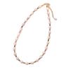 Collar para mujer, estilo japonés-coreano, con turmalina colorida, perlas naturales de agua dulce, estilo barroco, cadena de clavícula de dopamina.