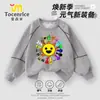 2025 Nueva Caja de Ritmo Ropa Suéteres para Niños Manga Larga Guapos Niños Suéteres Cuello Redondo Otoño Súper Geniales Tops