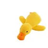 Juguete de peluche para perro para dormir, juguete de pato interactivo para gatos, auto-entretenido, resistente a la masticación, accesorio para mascotas que hace sonido, muñeco interactivo