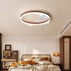Lámpara de Techo para Dormitorio Espectro Completo Protección Ocular Moderna Simple Color Nogal Creativa Iceberg Lámparas para Estudio Dormitorio Principal