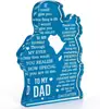 Adornos Decorativos Acrílicos Nuevos Transfronterizos Regalos para el Día del Padre, Día de la Madre, Acción de Gracias para Padre y Madre