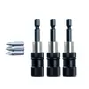 Varilla de conexión autoblocante extendida para herramientas de lote, 150 mm, varilla de extensión para taladro plano, vástago hexagonal, herramienta de extensión con herrajes de liberación rápida