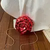 Verão 2026 Novo Design Bolsa Floral de Nicho Bolsa Transversal de Rosa de Alto Padrão Retrô Atacado Bolsas Femininas