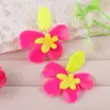 Pendientes Acrílicos Florales Retro Franceses de Alta Gama Pendientes Colgantes de Pétalos de Color Contrastante Nicho Joyería para Orejas para Mujer