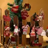 Decoraciones Navideñas Transfronterizas de Madera con Guantes de Enano Colgantes para Árbol de Navidad Decoración de Atmósfera Festiva Listado