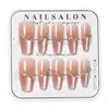 Uso de Uñas Postizas Arte de Uñas Avanzado para Manos al por Mayor Uñas Postizas Portátiles Estilo Ins Ojo de Gato Largo