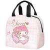 Transfronterizo Nuevo Producto Dibujos Animados Sanrio Melody Perro de Orejas Grandes Perro Canela Kuromi Estudiante Oficinista Sustituto de Comida Tarde