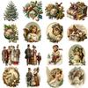 36 pegatinas navideñas de estilo retro para portátil, decoración DIY, venta al por mayor transfronteriza de Amazon