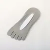 Calcetines de Cinco Dedos para Mujer Lisos de Verano Fino de Terciopelo Sin Gancho Calcetines de Cinco Dedos para Yoga para Mujer de Boca Baja Invisibles Calcetines para Mujer